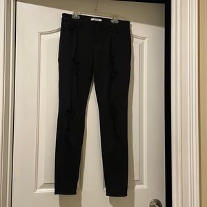 Black Distressed Jeans